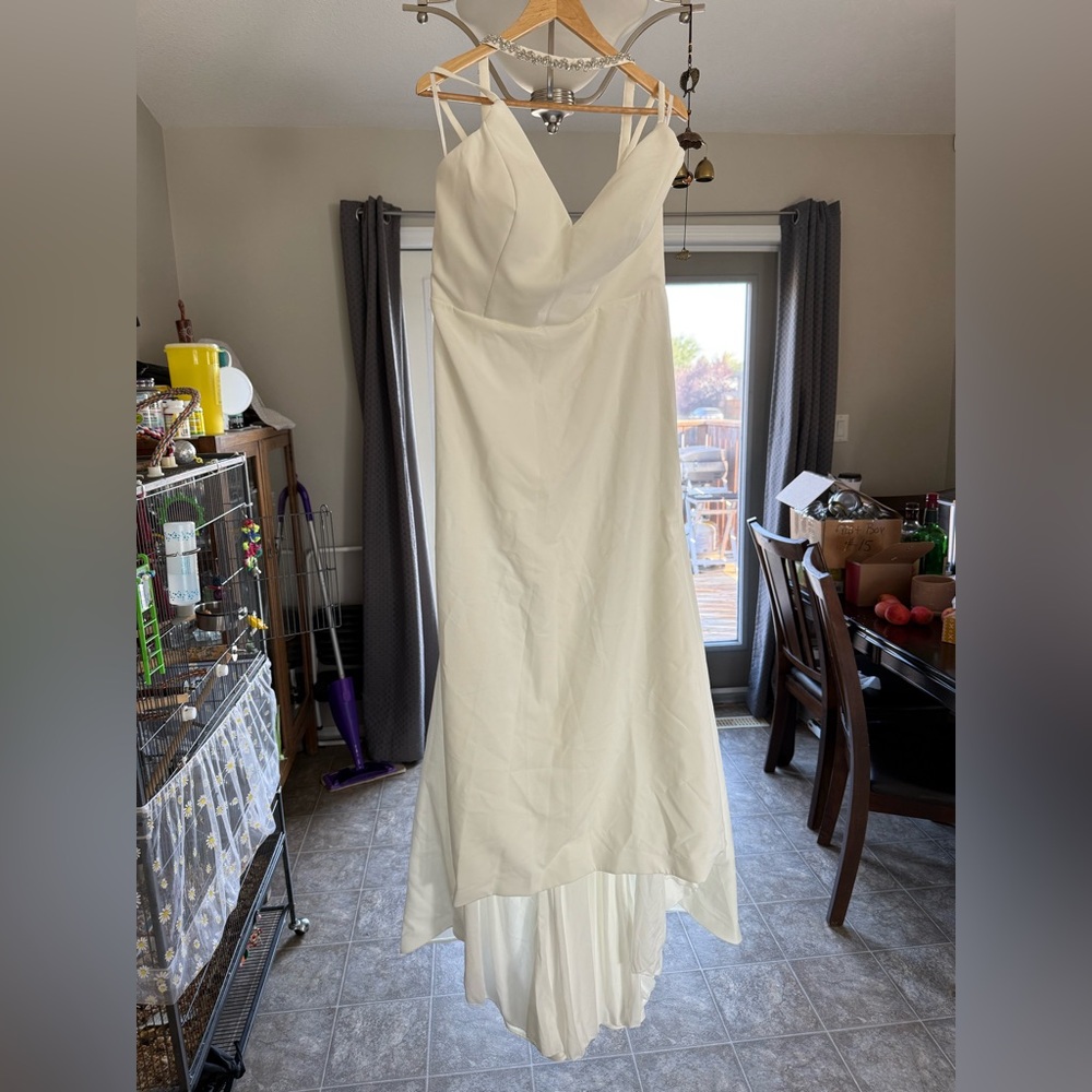 Elegant White Evening Gown
